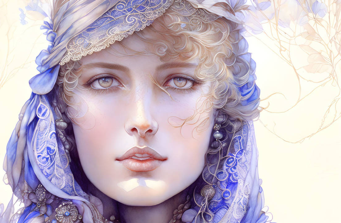 Lady Blue by recycledrelatives on DeviantArt