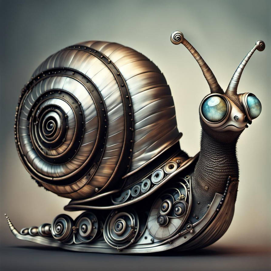 Steampunk Snail