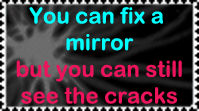 You can fix a mirror...