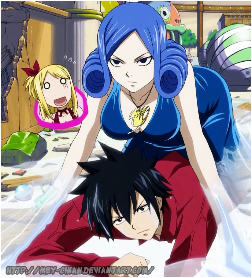 Gray, Juvia and Lucy?