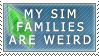 Stamp: Sims Families by ArtByFlan