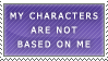 Stamp: Charaters Not Me