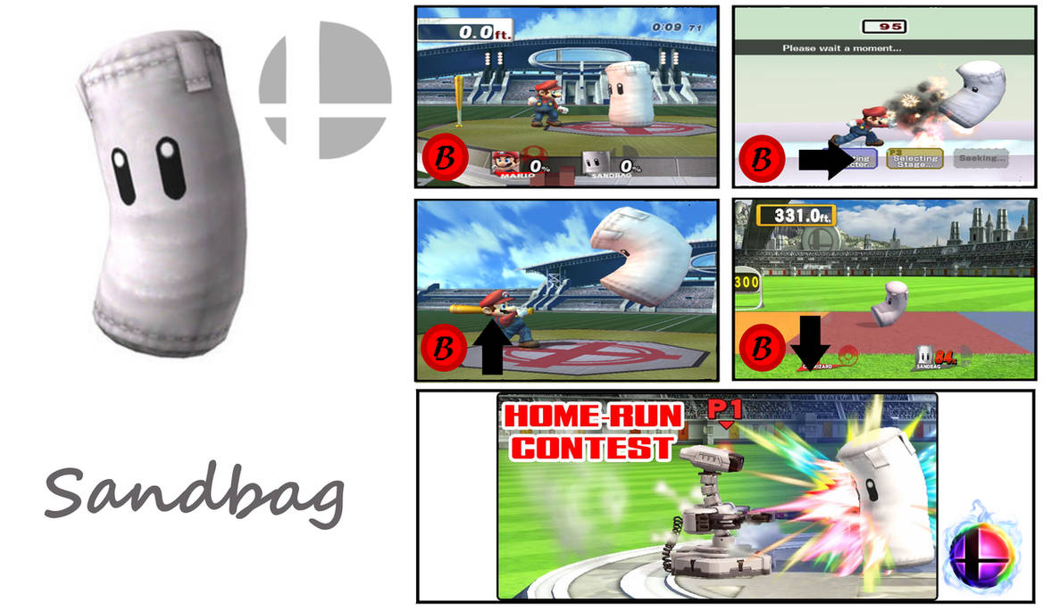 Ssb Move Set (READ DESCRIPTION) SSB Moveset - Sandbag by Saturn-Domo on DeviantArt