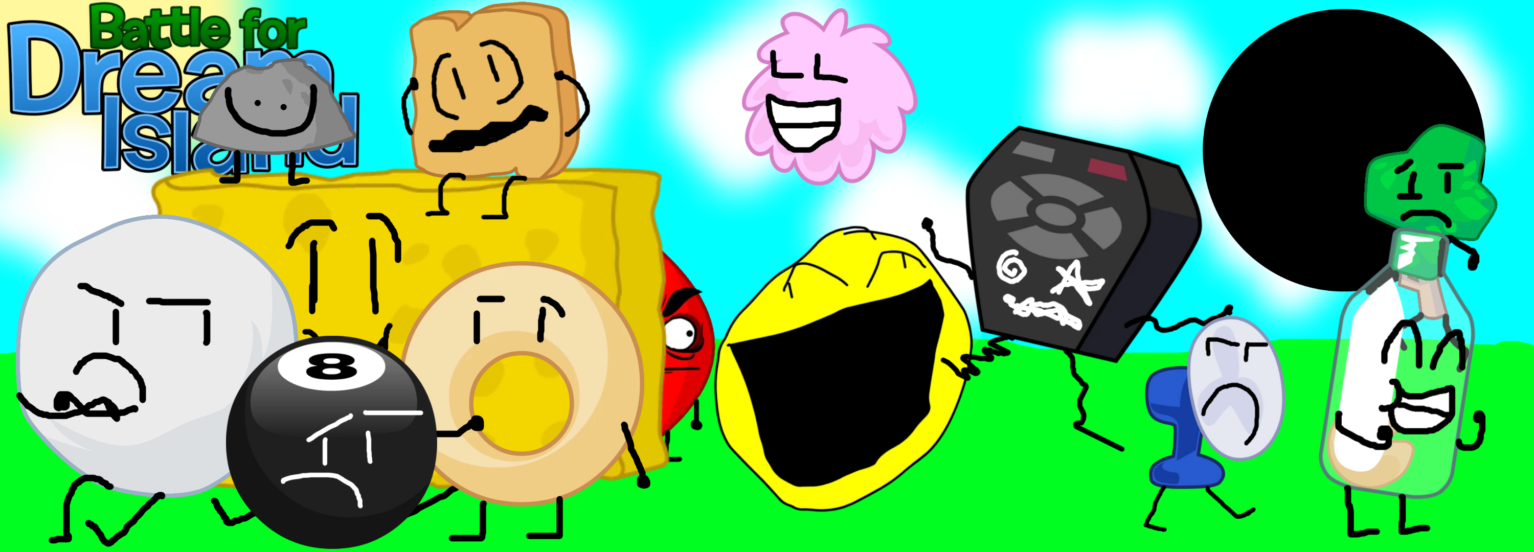 Battle For Dream Island - BFB Style Background by Saturn-Domo on DeviantArt