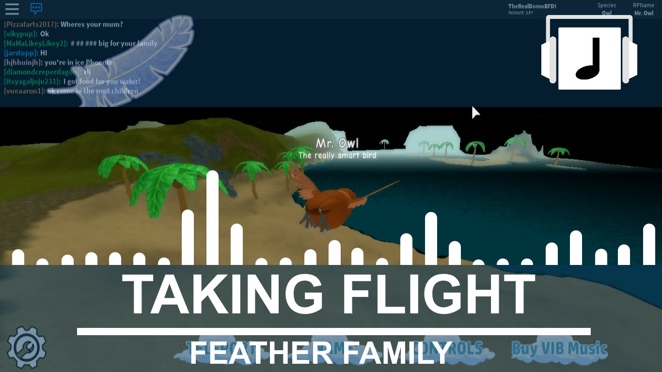 Noteblock Parody Taking Flight Ff Roblox By Domobfdi On Deviantart - roblox feather family all birds