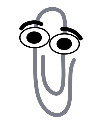 Printables Clippy Clippit/Clippy The Paperclip by Saturn-Domo on DeviantArt