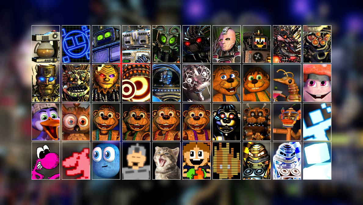 UCN Roster But With No FNaF Characters by Saturn-Domo on DeviantArt