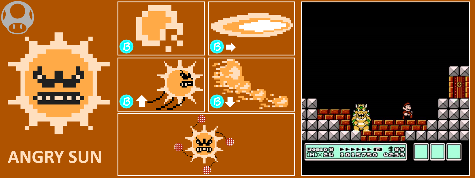 Sol Mario 3 SSB Moveset - Angry Sun 'WIP' by Saturn-Domo on DeviantArt