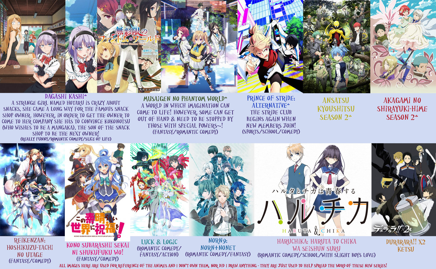 Winter 2016 - Anime 