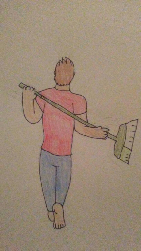 Gotta Rweep Austin holding gotta sweep (AT) by Galactica-Panthera on DeviantArt