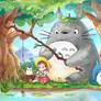 Totoro Goes Fishing