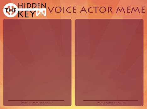 THK || Voice Actor Meme