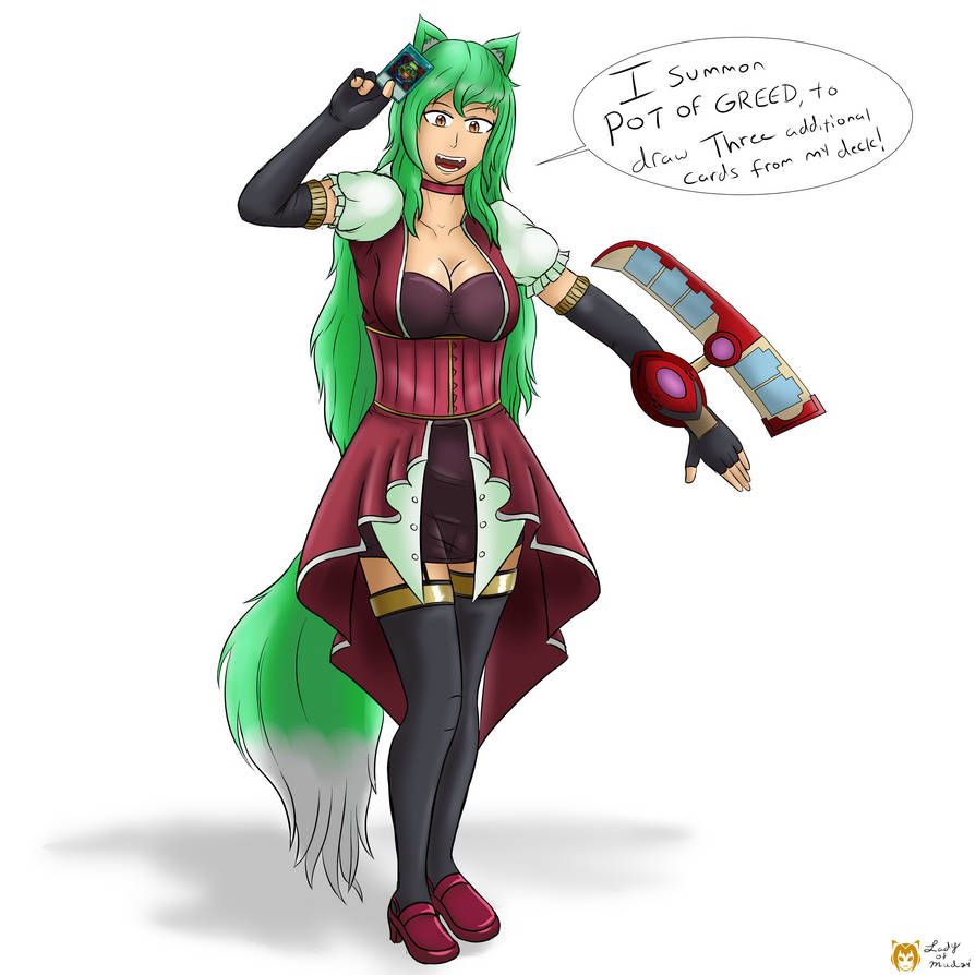 I SUMMON POT OF GREED by LadyofMud on DeviantArt