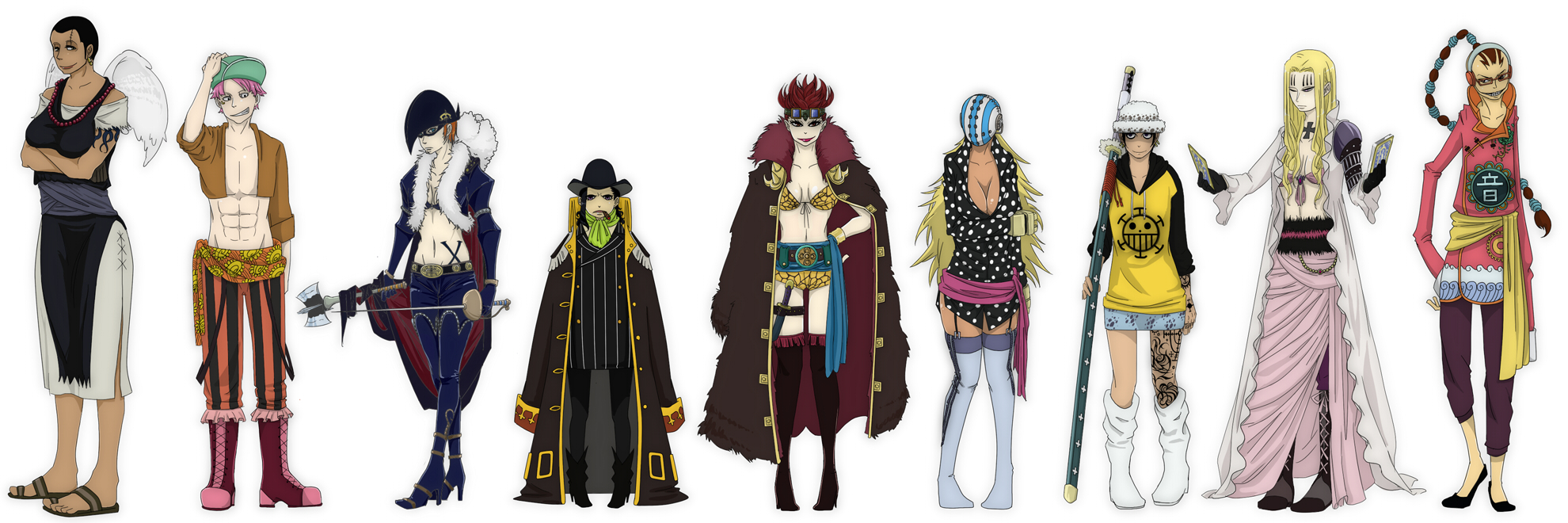 outfits from one piece film z : glorious island by Alvein-D-Cless on  DeviantArt