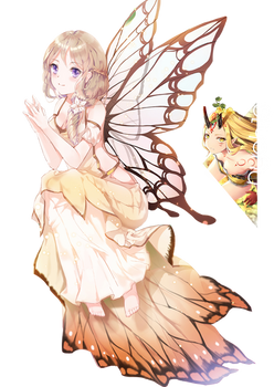 [Render #15] Butterfly Girl
