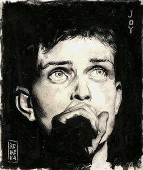 JOY: portrait of Ian Curtis.