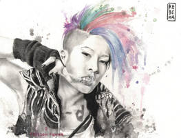 Freedom Fighter: portrait of Miyavi