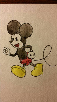 Watercolor Mickey #2