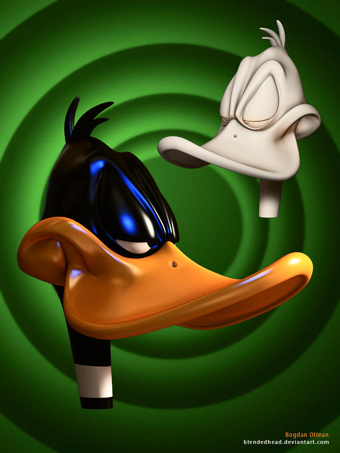 Daffy Duck WIP by blendedhead on DeviantArt