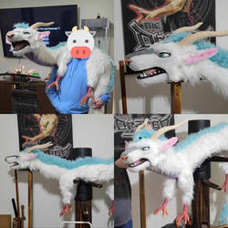 Haku dragon puppet