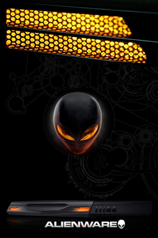 Iphone4 Wallpaper Alienware 3 By Bioshare On Deviantart