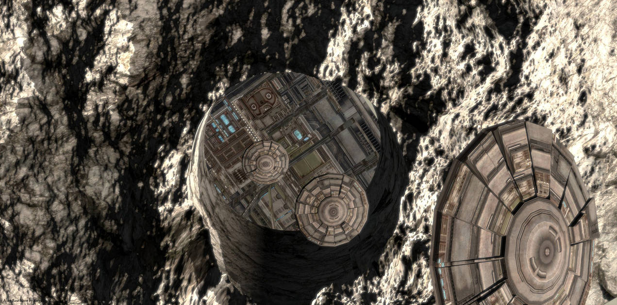 Alien Base Moon by nergal83 on DeviantArt