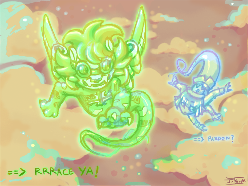 KernelSprites:Race through sky