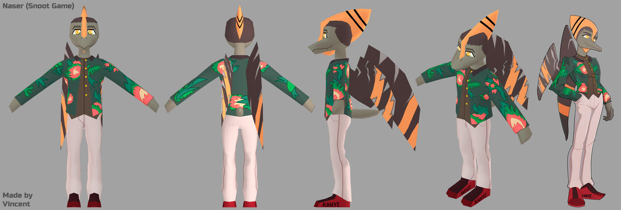 Naser (Snoot Game) (Low Poly) by vwallacebrother on DeviantArt