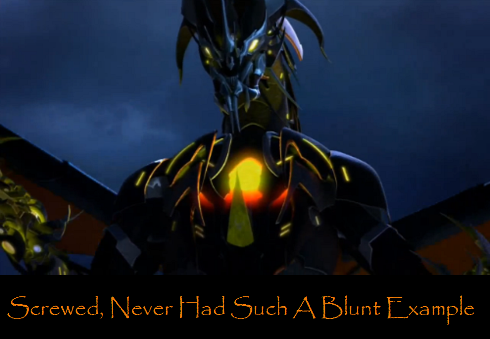 Predaking - Demotivational Poster - Blunt Example