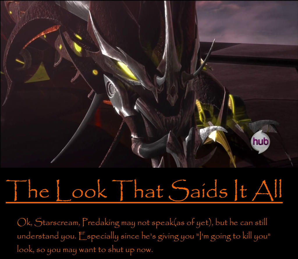 Predaking - Poster - The Look That Saids It All by Russetstar on DeviantArt