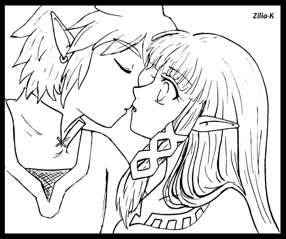 Line art- Kiss Zelink SS