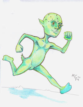 Running Alien