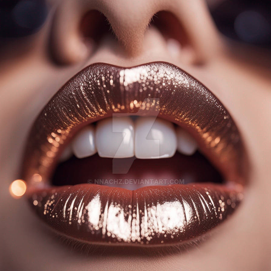 Glitter Lips Shining