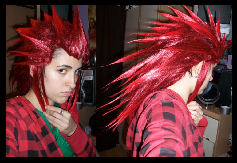 Axel Wig in progress