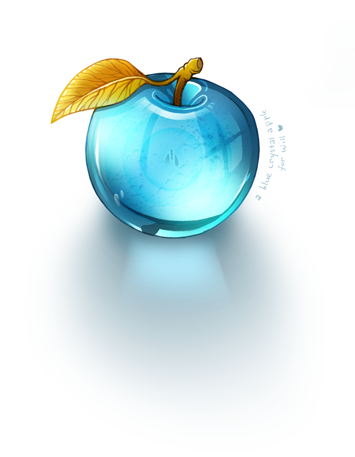 Blue Crystal Apple