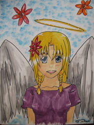 Angel (watercolours)