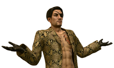 Goro Majima's shrug - Yakuza Kiwami 2