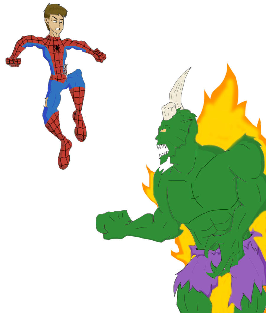 ultimate spiderman 160: peter vs the green goblin by ultimatejulio on  DeviantArt