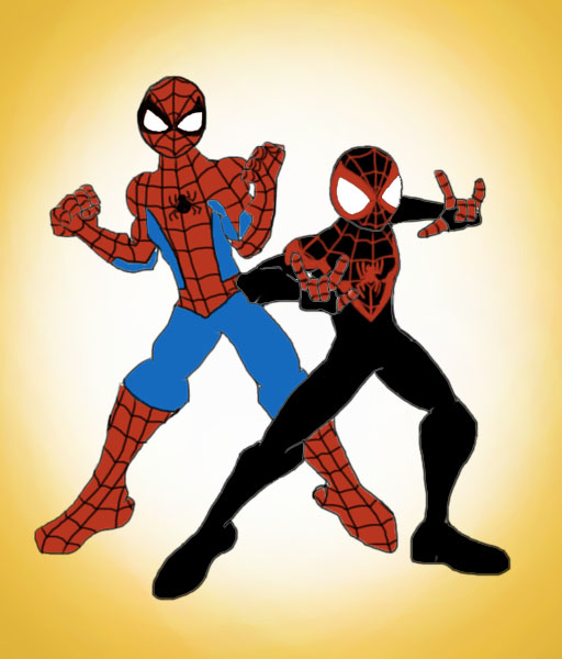 SPIDER-MEN: miles and peter