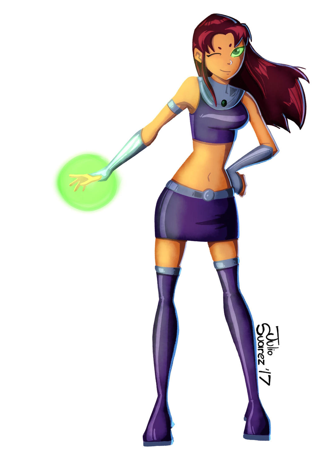 Starfire! by ultimatejulio on DeviantArt