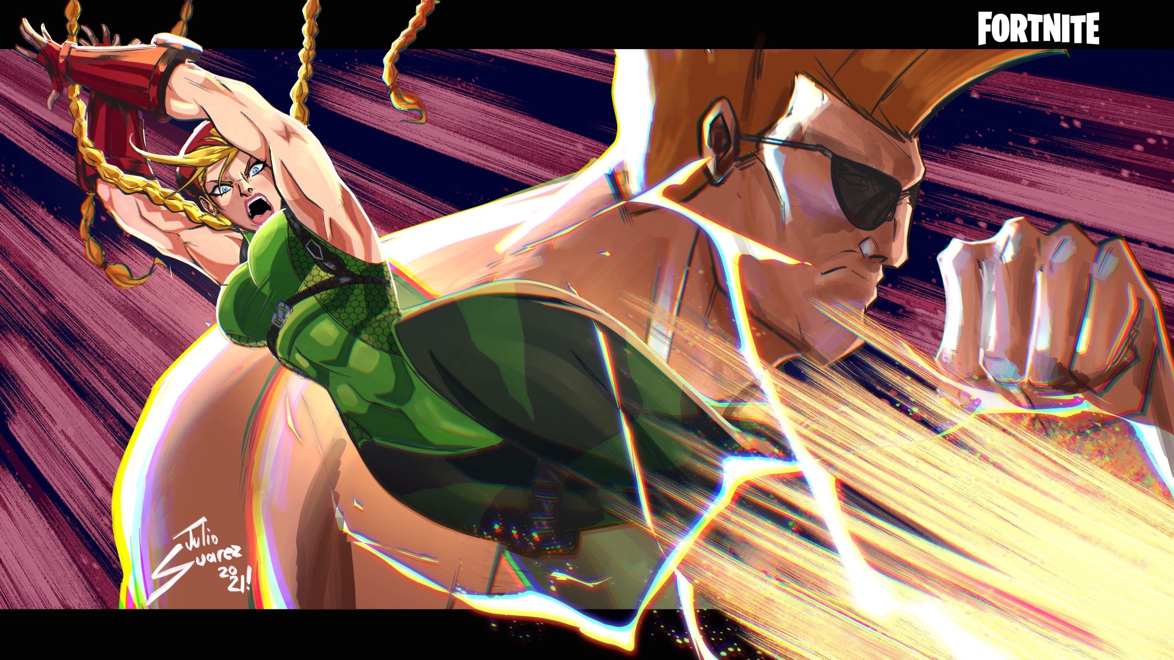 Cammy ang Guile (Fortnite) by ultimatejulio on DeviantArt