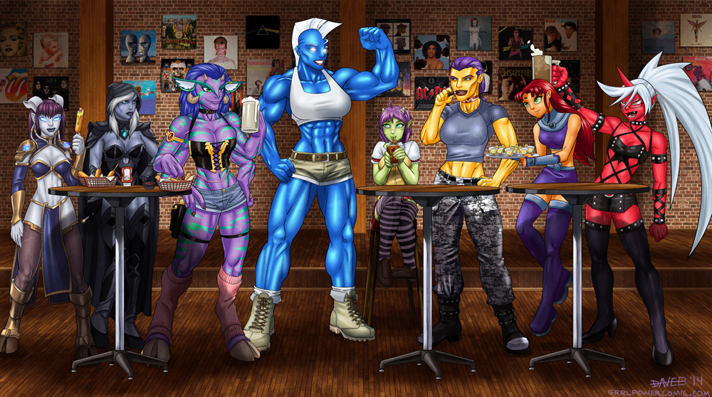 Spectrum Gals by DaveBarrack
