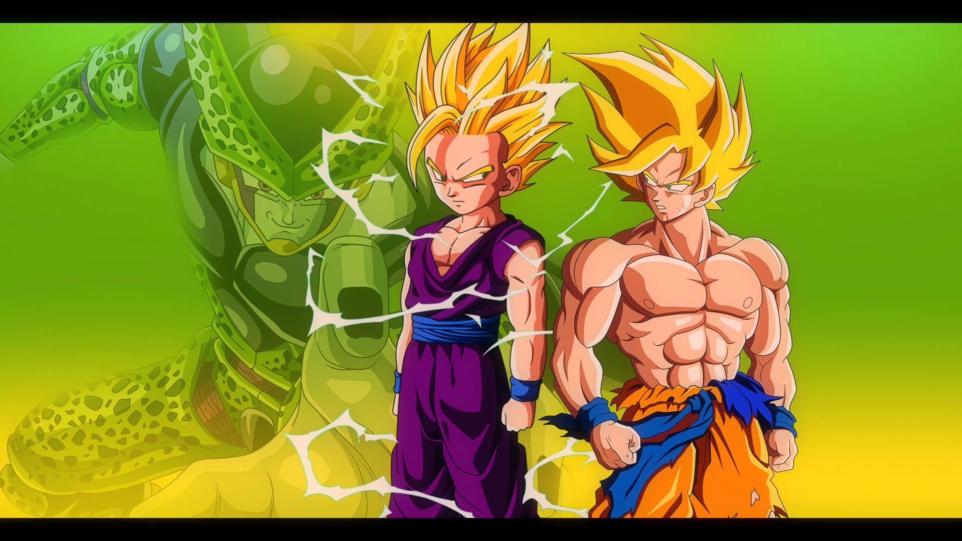 Goku and Gohan vs Cell - DBZ Wallpaper 1920*1080 by Oirigns on DeviantArt Goku and Gohan vs Cell - DBZ Wallpaper 1920*1080 by Oirigns on DeviantArt