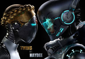 Twins vs Haydee by Macholove