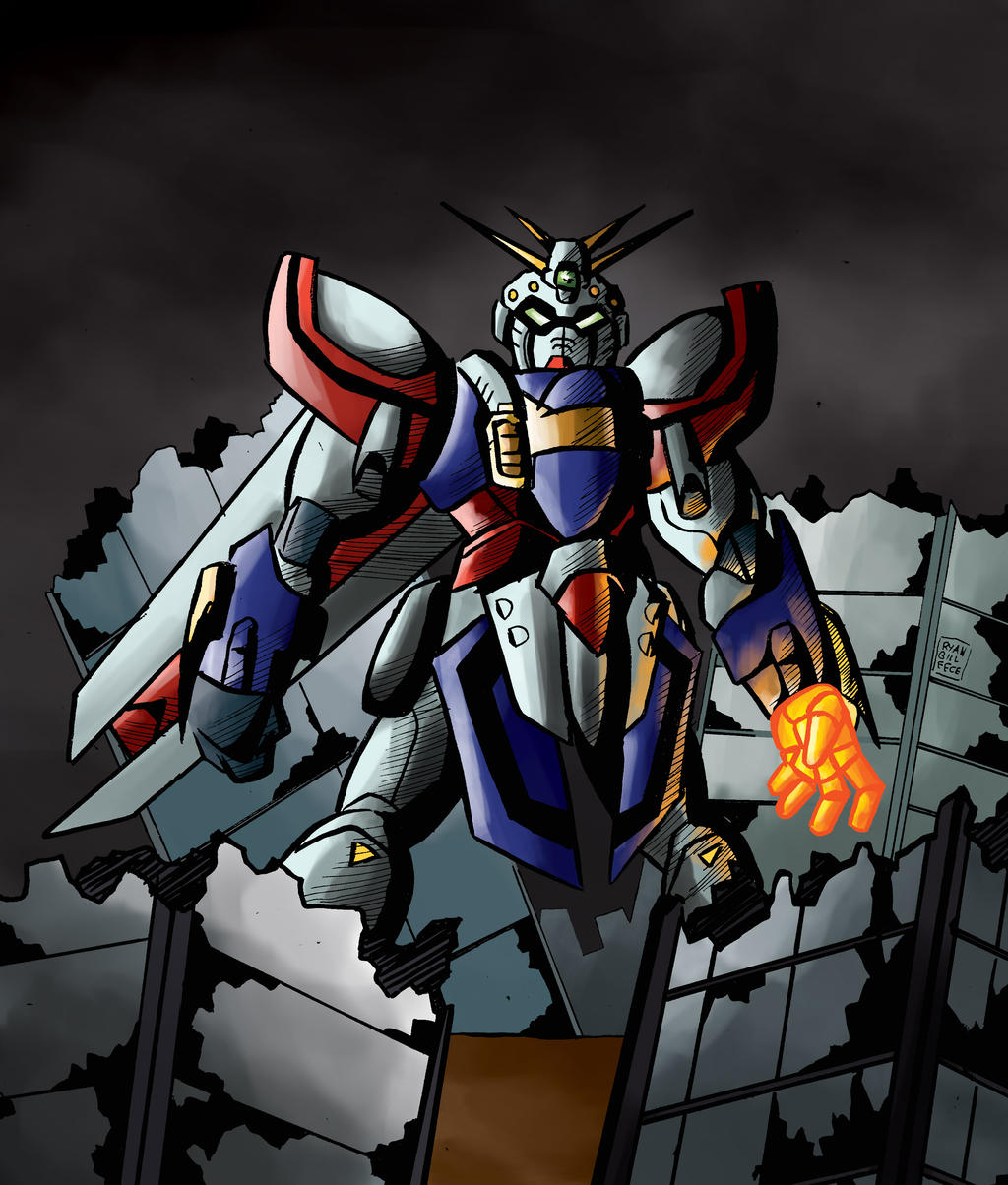 Burning Gundam by MegaRyan104 on DeviantArt