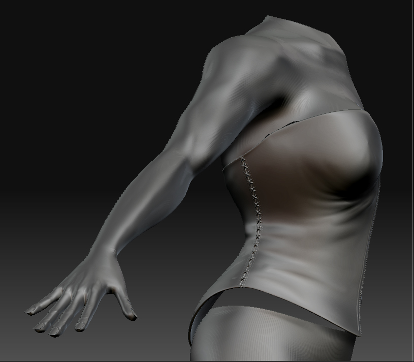 Zbrush  WIP  - Upper Body