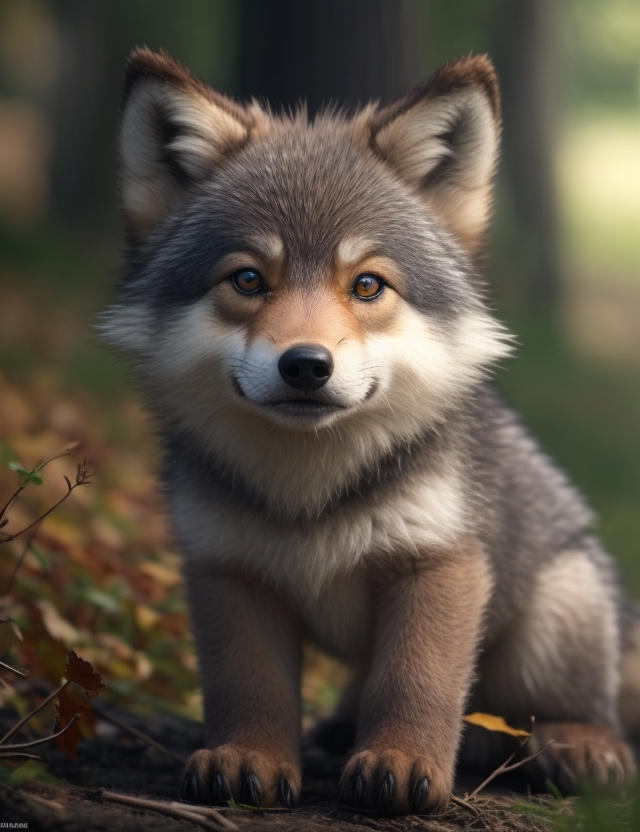Cute Wolf by Juanwary on DeviantArt