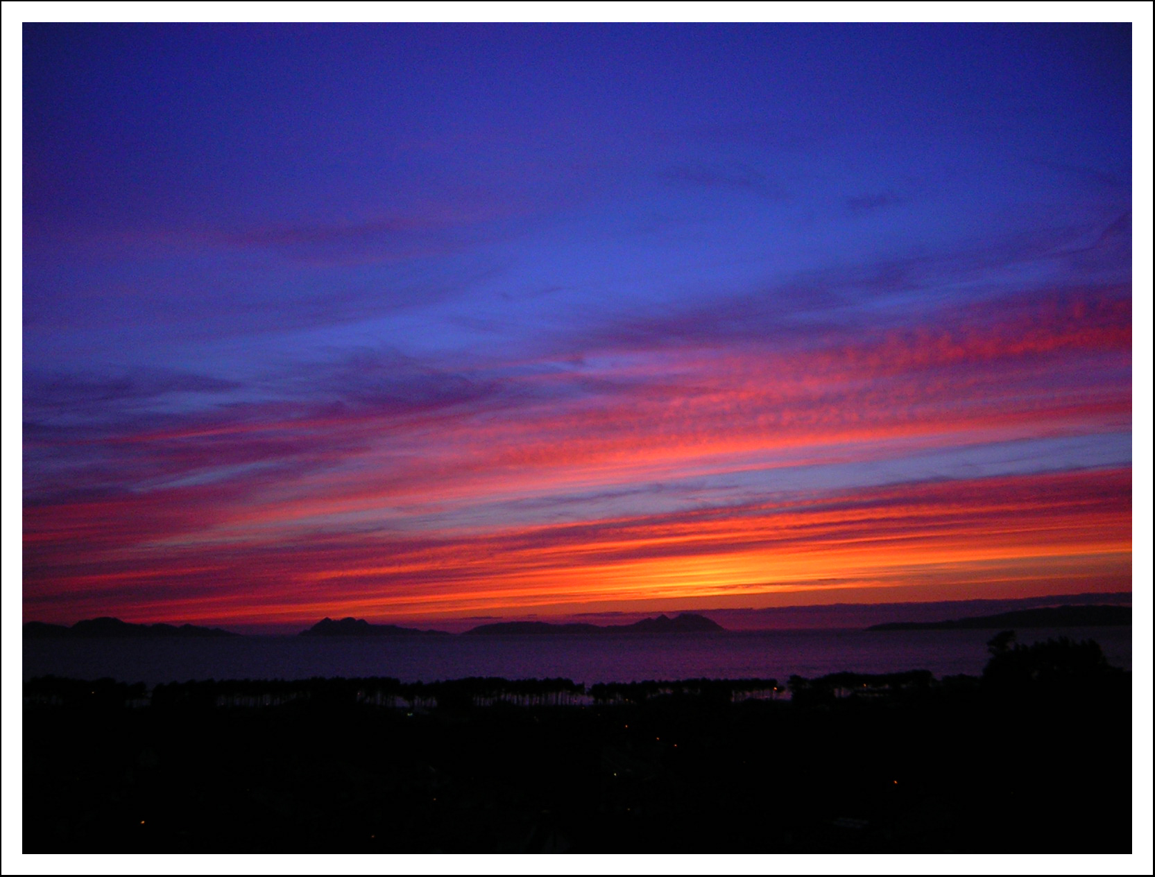 Sunset in Vigo