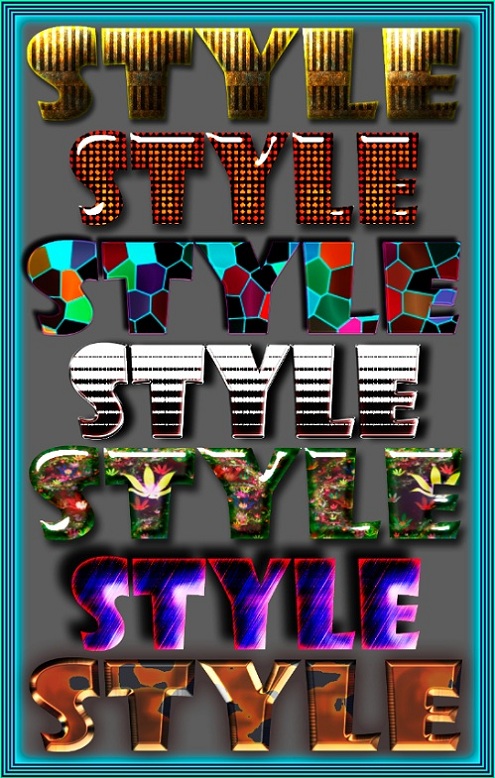 Beautiful styles for Photoshop Mix