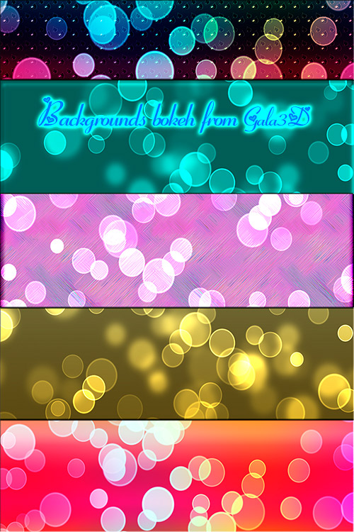 Bokeh backgrounds - color mix